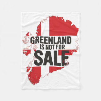 51st State Greenland Is Not For Sale Fleece Blanket