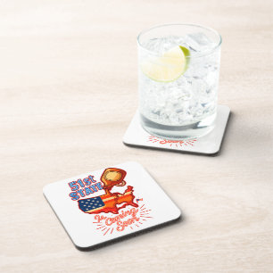 51st State Maple Syrup USA Map Political Food Fun Coaster