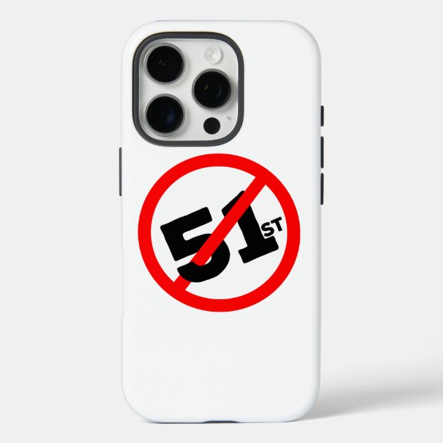 51st State No Way Case-Mate iPhone Case (Back)