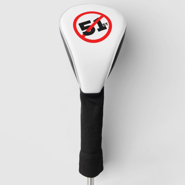 51st State No Way Golf Head Cover (Front)