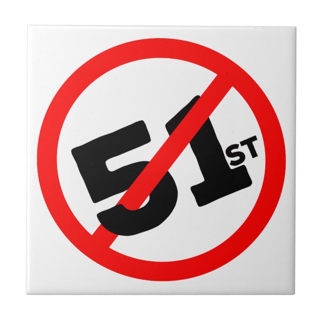 51st State No Way Tile (Front)