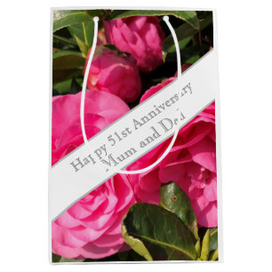 51st Wedding Anniversary Medium Gift Bag