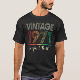 51th Birthday Vintage 1971 Year Birthday 1971 Orig T-Shirt
