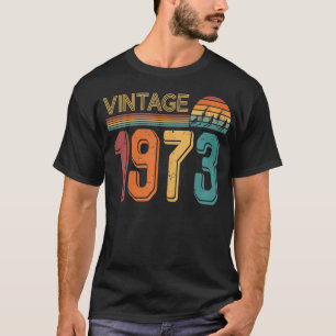 51th Birthday Vintage 1973 Birthday Gift For Women T-Shirt