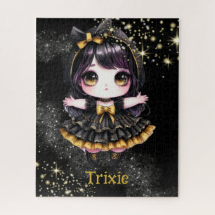 520 Pieces   Goth Girls Kawaii Chibi Cute Custom Jigsaw Puzzle