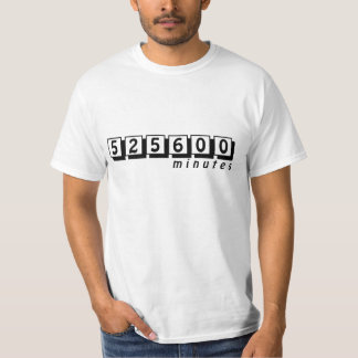 525600 Minutes Mens Shirt