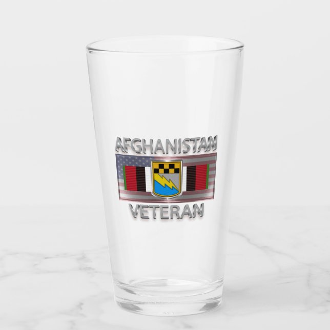 525 MI Brigade Afghanistan Veteran Glass (Front)