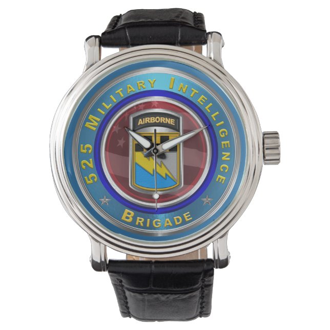 525 Military Intelligence Brigade “Airborne” Watch (Front)