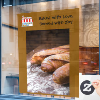 52" * 72" Bakery Window Cling