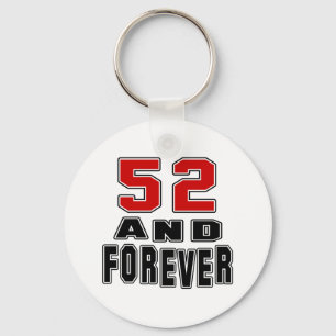 52 birthday designs keychain
