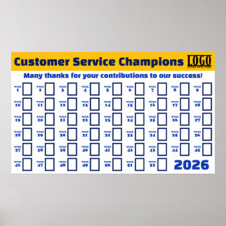 52 weekly winner employee volunteer student photo poster