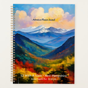 52 With A View New Hampshire Mountain Peaks Summit Planner