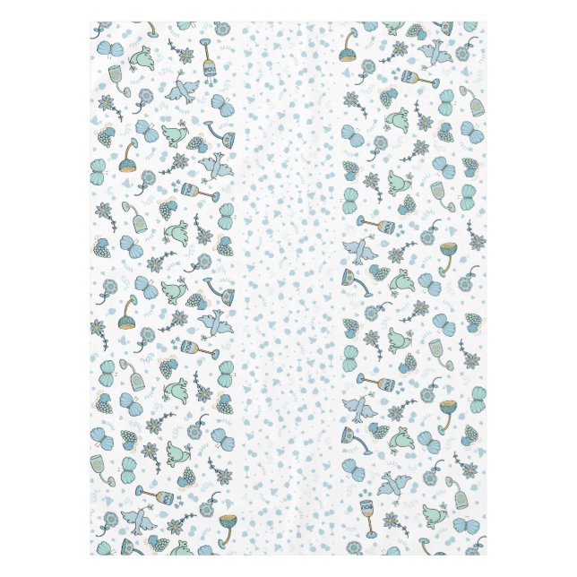 52 x 70" Nappe de séder Whimsical (Devant)