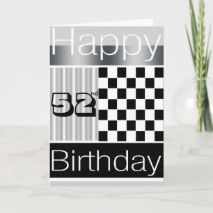 52nd Birthday Card