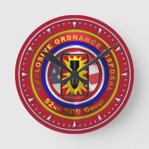 52nd EOD GROUP Round Clock