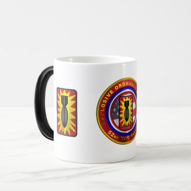 52nd Explosive Ordnance Disposal Group Magic Mug (Front Left)