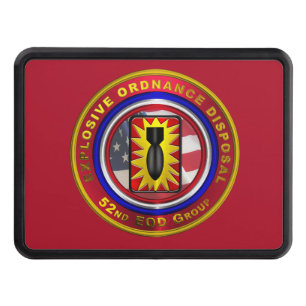 52nd Explosive Ordnance Disposal Group Trailer Hitch Cover