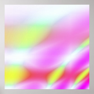 52x52 or Smaller Poster Psychedelic Pink Pastels