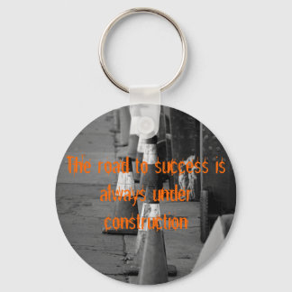 538322407_7856d9a679, The road to success is al... Keychain
