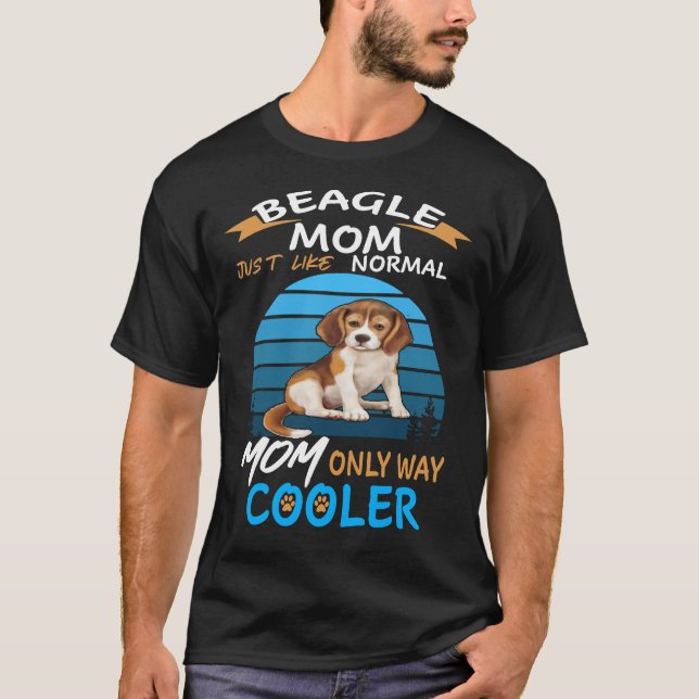 53 Beagle Mom Cooler T-Shirt (Front)