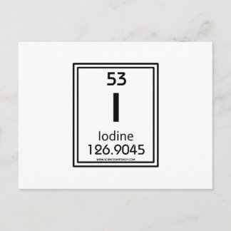 53 Iodine Postcard