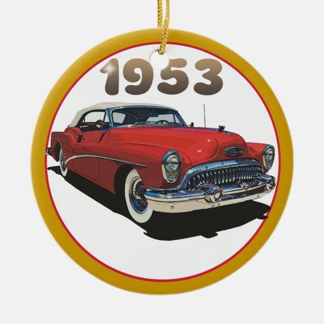 53 Skylark Ceramic Ornament (Front)