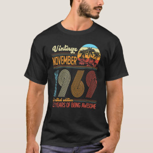 53 Year Old Vintage November 1969  53th Bday T-Shirt