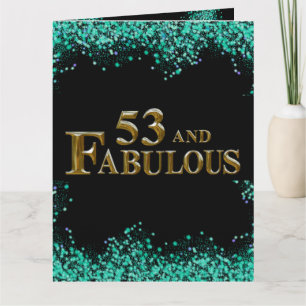 53rd Birthday  Card