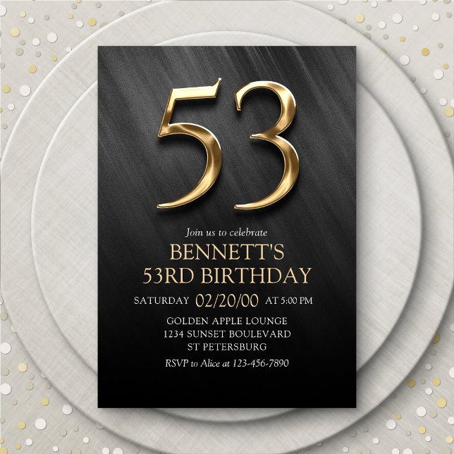 53rd Birthday Invitation (Creator Uploaded)