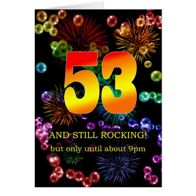 53rd Birthday Still Rocking (Front)
