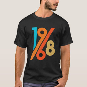 53rd Birthday Vintage Retro 60s Style 1968 T-Shirt