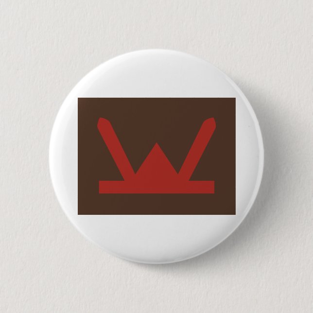 53rd Welsh Infantry Division 2 Inch Round Button (Front)