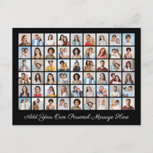 54 Photo Collage Add Your Own Greeting Postcard