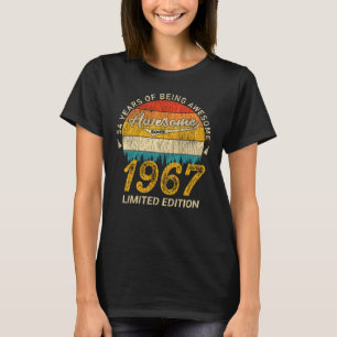 54 Year Old Bday 1967 Awesome Since 54th Birthday T-Shirt