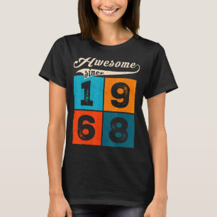 54 Year Old Men Women On Birthday Awesome Since 1 T-Shirt