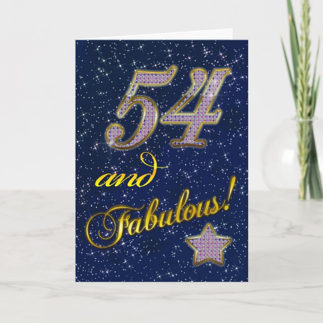 54e anniversaire Invitation (Devant)