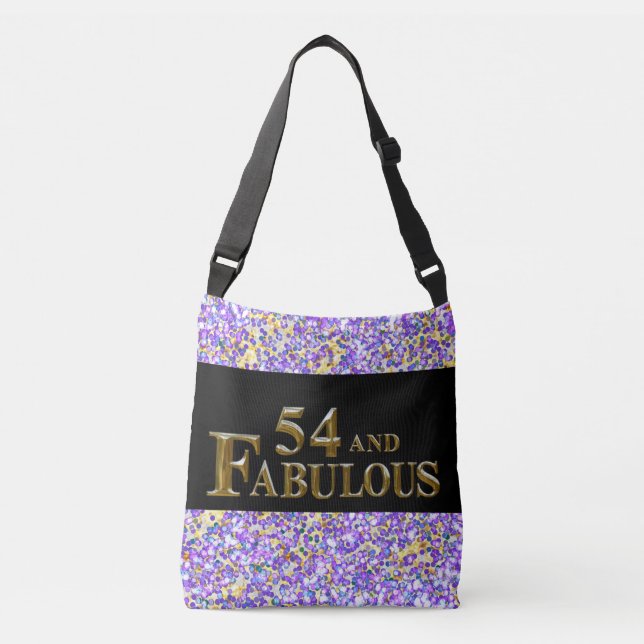 54th  Birthday  Crossbody Bag (Front)