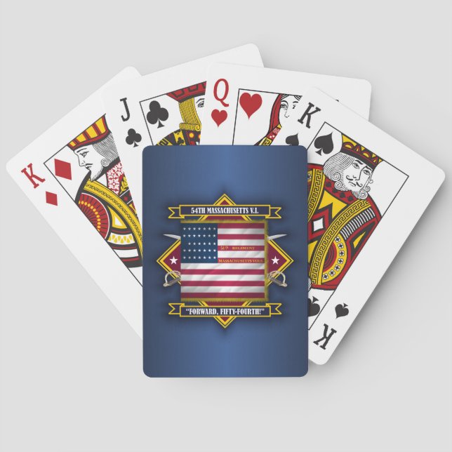 54th Massachusetts V.I. Playing Cards (Back)