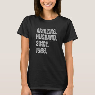 54th Wedding Aniversary For Him Amazing Husband Si T-Shirt