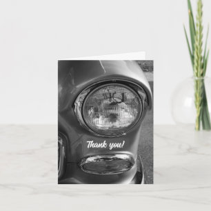55 Carte de remerciements Chevy Headlight en nivea