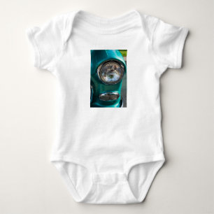 55 Chevy Headlight Baby Bodysuit