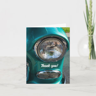 55 Chevy Headlight Thank You Card