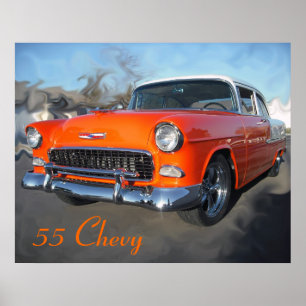 55 Chevy Poster