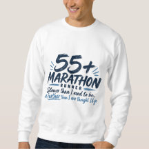 55+ Marathon Runner Slower But Farther Running
