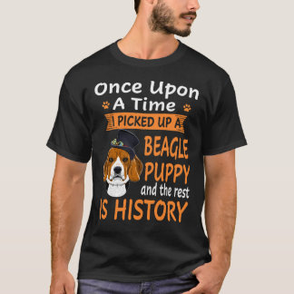 55 One Upon A Time  Beagle Puppy T-Shirt