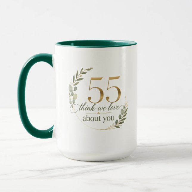 55 Things We Love About Mom Mug (Left)