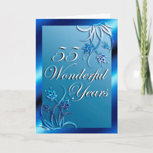 55 Wonderful Years (anniversary) Card