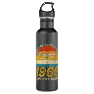 55 Year Old Bday 1966 Awesome Since 55th Birthday 710 Ml Water Bottle