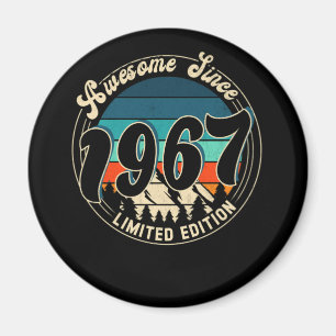 55 Year Old Vintage 55th Year Old Birthday 1967 Magnet