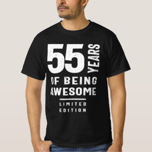 55 Years of Being Awesome - 55th Birthday T-Shirt